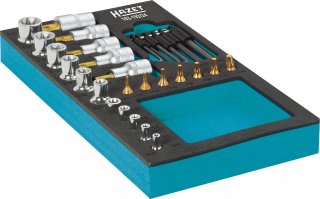 HAZET Steckschlüsseleinsatz Satz ∙ TORX® 163-192/24 ∙ 1/2 Zoll (12,5 mm) Vierkant hohl | 1/4 Zoll (6,3 mm) Vierkant hohl ∙ Außen  Bild 1