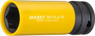 HAZET Schlag- | Maschinenschrauber Steckschlüsseleinsatz 903SLG-19 ∙ 1/2 Zoll (12,5 mm) Vierkant hohl ∙ Außen Sechskant-Tractions Bild 6