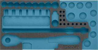 HAZET 2-Komponenten Weichschaumeinlage 163-359L ∙ L x B: 342 mm x 172 mm Bild 1