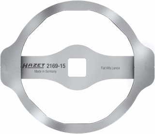 HAZET Ölfilterschlüssel 2169-15 ∙ 1/2 Zoll (12,5 mm) Vierkant hohl ∙ Außen 8-kant Profil ∙ SW 74 mm Bild 4