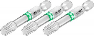 HAZET Bit 2223NSLG-T40/3 ∙ 1/4 Zoll (6,3 mm) Sechskant massiv ∙ Innen TORX® Profil ∙ 3-teilig ∙ SW T40 Bild 3