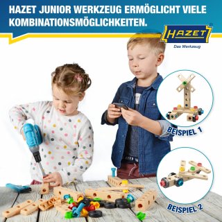 HAZET Kinderspielzeug-Werkzeugsatz JUNIORTOOL1 ∙ 61-teilig Bild 4