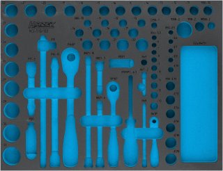 HAZET 2-Komponenten Weichschaumeinlage 163-513L ∙ L x B: 519 mm x 392 mm Bild 1