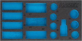 HAZET 2-Komponenten Weichschaumeinlage 163-463L ∙ L x B: 342 mm x 172 mm Bild 1