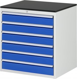 Schubladenschrank XL5.16 | B770xT650xH820mm | M-Top-22mm | 6xSchublade-VA Bild 1