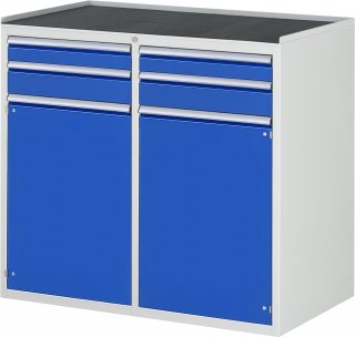 Schubladenschrank LL7.12.12 | B1145xT650xH1035mm,MT-Top-25mm,4xSchublade-VA,2xTür Bild 1