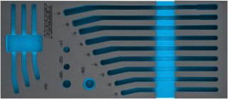 HAZET 2-Komponenten Weichschaumeinlage 163-515L ∙ L x B: 392 mm x 172 mm Bild 1