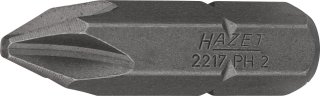 HAZET Bit 2217-PH2 ∙ 5/16 Zoll (8 mm) Sechskant massiv ∙ Kreuzschlitz Profil PH ∙ SW PH2 Bild 1