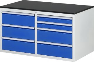 Schubladenschrank LL3.0.1 | B1145xT650xH640mm | M-Top-22mm | 7xSchublade-VA Bild 1