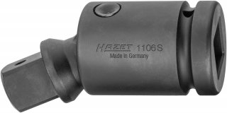 HAZET Schlag- | Maschinenschrauber Gelenkstück 1106S ∙ 1 Zoll (25 mm) Vierkant hohl ∙ 1 Zoll (25 mm) Vierkant massiv ∙ Länge: 125 Bild 1