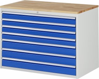 Schubladenschrank XXL5.17 | B1145xT650xH825mm | B-Top-25mm | 7xSchublade-VA Bild 1