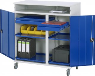 Beistellschrank Stehpult 31T | B1100xT520xH1185mm | mobil Bild 1