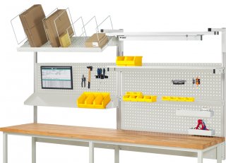 System-Aufbau - Komplettset 06 | für Produktbreite 3000 mm | RAL7035/RAL7035 Bild 1