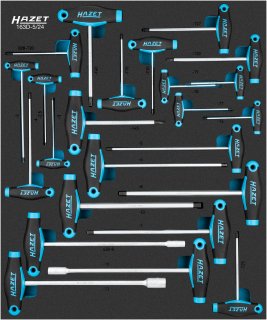 HAZET Steckschlüssel Satz ∙ mit T-Griff 163D-5/24 ∙ 24-teilig ∙ 2 – 13 ∙ T6 – T45 Bild 1