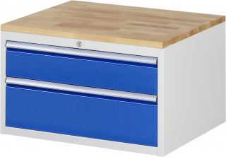 Schubladenschrank XL2.11 | B770xT650xH465mm | B-Top-25mm | 2xSchublade-VA Bild 1