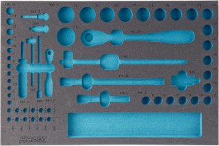 HAZET 2-Komponenten Weichschaumeinlage 163-118L ∙ L x B: 519 mm x 342 mm Bild 1