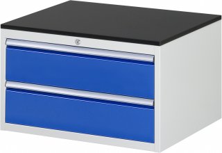 Schubladenschrank XL2.0 | B770xT650xH460mm | M-Top-22mm | 2xSchublade-VA Bild 1