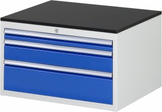 Schubladenschrank XL2.1 | B770xT650xH460mm | M-Top-22mm | 3xSchublade-TA Bild 1