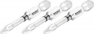 HAZET Bit 2216NSLG-PZ1/3 ∙ 1/4 Zoll (6,3 mm) Sechskant massiv ∙ Pozidriv Profil PZ ∙ 3-teilig ∙ SW PZ1 Bild 3