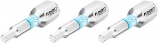 HAZET Bit 2204N-2.5/3 ∙ 1/4 Zoll (6,3 mm) Sechskant massiv ∙ Innen Sechskant Profil ∙ 3-teilig ∙ SW 2,5 mm Bild 3