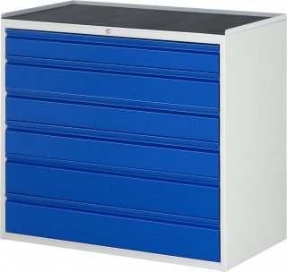 Schubladeschrank XXL7.11 | B1145xT650xH1035mm | MT-Top-25mm | 6xSchublade-TA Bild 1