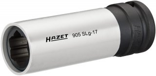 HAZET Schlag- | Maschinenschrauber Steckschlüsseleinsatz ∙ Hybrid-Sonderprofil 905SLG-17 ∙ 1/2 Zoll (12,5 mm) Vierkant hohl ∙ Rad Bild 7