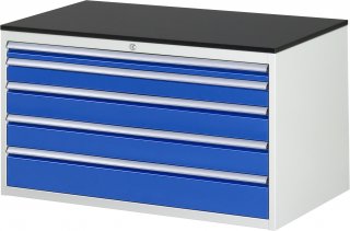 Schubladenschrank XXL3.11 | B1145xT650xH640mm | M-Top-22mm | 5xSchublade-VA Bild 1