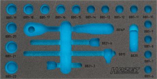 HAZET 2-Komponenten Weichschaumeinlage 163-353L ∙ L x B: 342 mm x 172 mm Bild 1