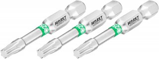 HAZET Bit 2223NSLG-T25/3 ∙ 1/4 Zoll (6,3 mm) Sechskant massiv ∙ Innen TORX® Profil ∙ 3-teilig ∙ SW T25 Bild 3