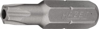 HAZET 5-Stern Bit 2225-27H ∙ 1/4 Zoll (6,3 mm) Sechskant massiv ∙ Innen 5-Stern Profil mit Zapfen ∙ SW 27H Bild 2