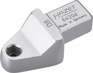 HAZET Einsteck-Halter für Bits 6420D ∙ 14 x 18 mm Einsteck-Vierkant massiv ∙ 5/16 Zoll (8 mm) Sechskant hohl ∙ Länge: 58 mm Bild 1