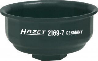 HAZET Ölfilterschlüssel 2169-7 ∙ 1/2 Zoll (12,5 mm) Vierkant hohl ∙ Außen 14-kant Profil ∙ SW 64 mm Bild 6