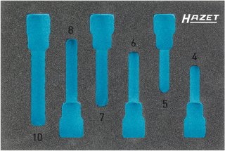 HAZET 2-Komponenten Weichschaumeinlage 163-302L ∙ L x B: 172 mm x 114 mm Bild 1