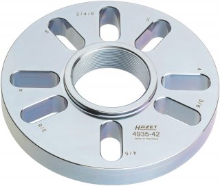 HAZET Lochkreisplatte ⌀ 160 mm ∙ für Lochkreise ⌀ 90 bis 130 mm 4935-42 Bild 1