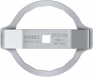 HAZET Federbein-Befestigungsmutter Werkzeug 2710-105 ∙ 1/2 Zoll (12,5 mm) Vierkant hohl ∙ Außen 16-kant Profil ∙ SW 106 mm Bild 8