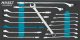 HAZET Ring-Maulschlüssel Satz 163-428/15 ∙ Außen Doppelsechskant-Tractionsprofil ∙ 15-teilig ∙ 6 – 22