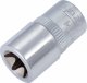 HAZET Steckschlüsseleinsatz 850-E11 ∙ 1/4 Zoll (6,3 mm) Vierkant hohl ∙ Außen TORX® Profil ∙ SW E11