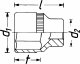 Steckschlüsseleinsatz ∙ Doppelsechskant 880A-1/4