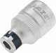 HAZET Adapter 2250-4 ∙ 1/2 Zoll (12,5 mm) Vierkant hohl ∙ 1/4 Zoll (6,3 mm) Sechskant hohl ∙ Länge: 35 mm