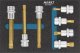 HAZET Schraubendreher-Steckschlüsseleinsatz Satz 163-460/7 ∙ 3/8 Zoll (10 mm) Vierkant hohl ∙ Innen Vielzahn Profil XZN ∙ 7-teil