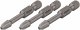 HAZET Schlag- | Maschinenschrauber Torsions-Bits 2215SLG-PH2/3 ∙ 1/4 Zoll (6,3 mm) Sechskant massiv ∙ Kreuzschlitz Profil PH ∙ 3-