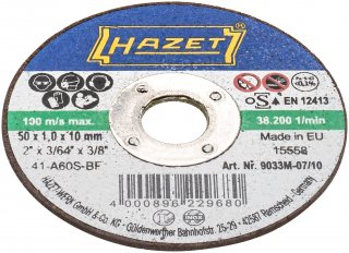 HAZET Trennscheiben ∙ ⌀ 50 mm 9033M-07/10 ∙ 10-teilig