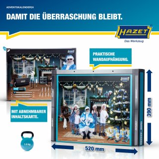 HAZET Adventskalender 2024 ADVENTSKALENDER24 ∙ 24-teilig