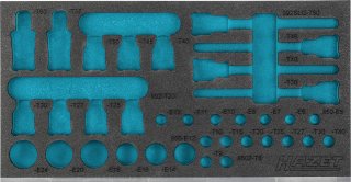 HAZET 2-Komponenten Weichschaumeinlage 163-587L ∙ L x B: 342 mm x 172 mm