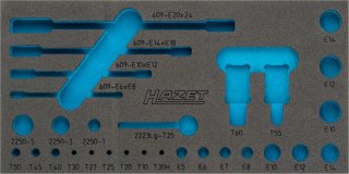 HAZET 2-Komponenten Weichschaumeinlage 163-345L ∙ L x B: 342 mm x 172 mm