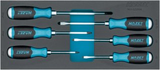 HAZET Schraubendreher Satz 163-522/6N ∙ Schlitz Profil | Kreuzschlitz Profil PH ∙ 6-teilig ∙ 0,8 x 4,5 ∙ 1 x 5,5 ∙ 1,2 x 7 ∙ PH1 