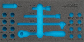 HAZET 2-Komponenten Weichschaumeinlage 163-348L ∙ L x B: 342 mm x 172 mm