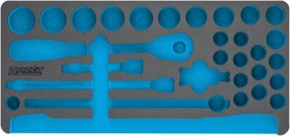 HAZET 2-Komponenten Weichschaumeinlage 163-404L ∙ L x B: 435 mm x 205 mm