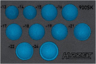 HAZET 2-Komponenten Weichschaumeinlage 163-591L ∙ L x B: 172 mm x 114 mm