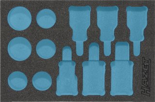 HAZET 2-Komponenten Weichschaumeinlage 163-245L ∙ L x B: 172 mm x 114 mm